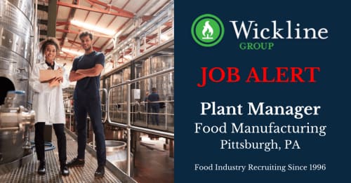 Plant Manager Pittsburgh